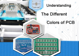 the different colors of circuit board