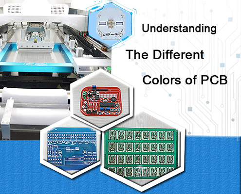 the different colors of circuit board