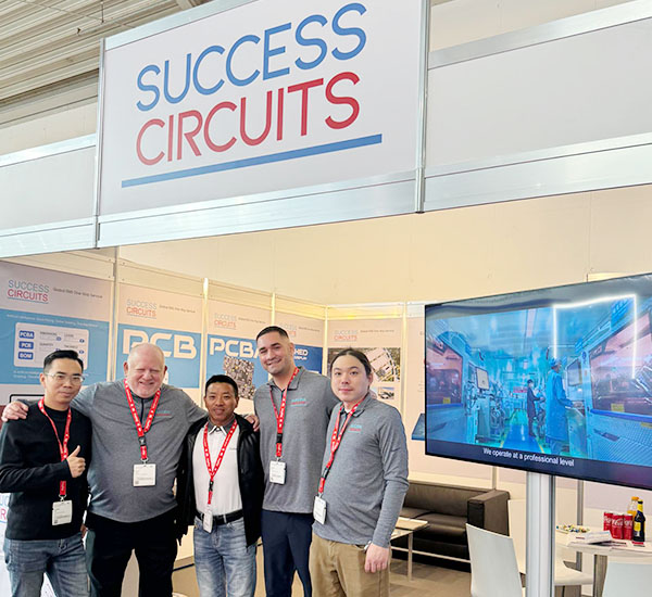 circuit card assembly work team participating in the exhibition