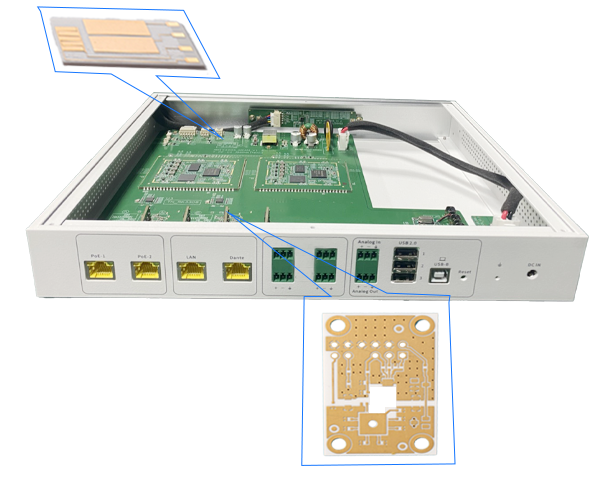 Ceramic PCBs are widely used in industrial control PCB assembly.