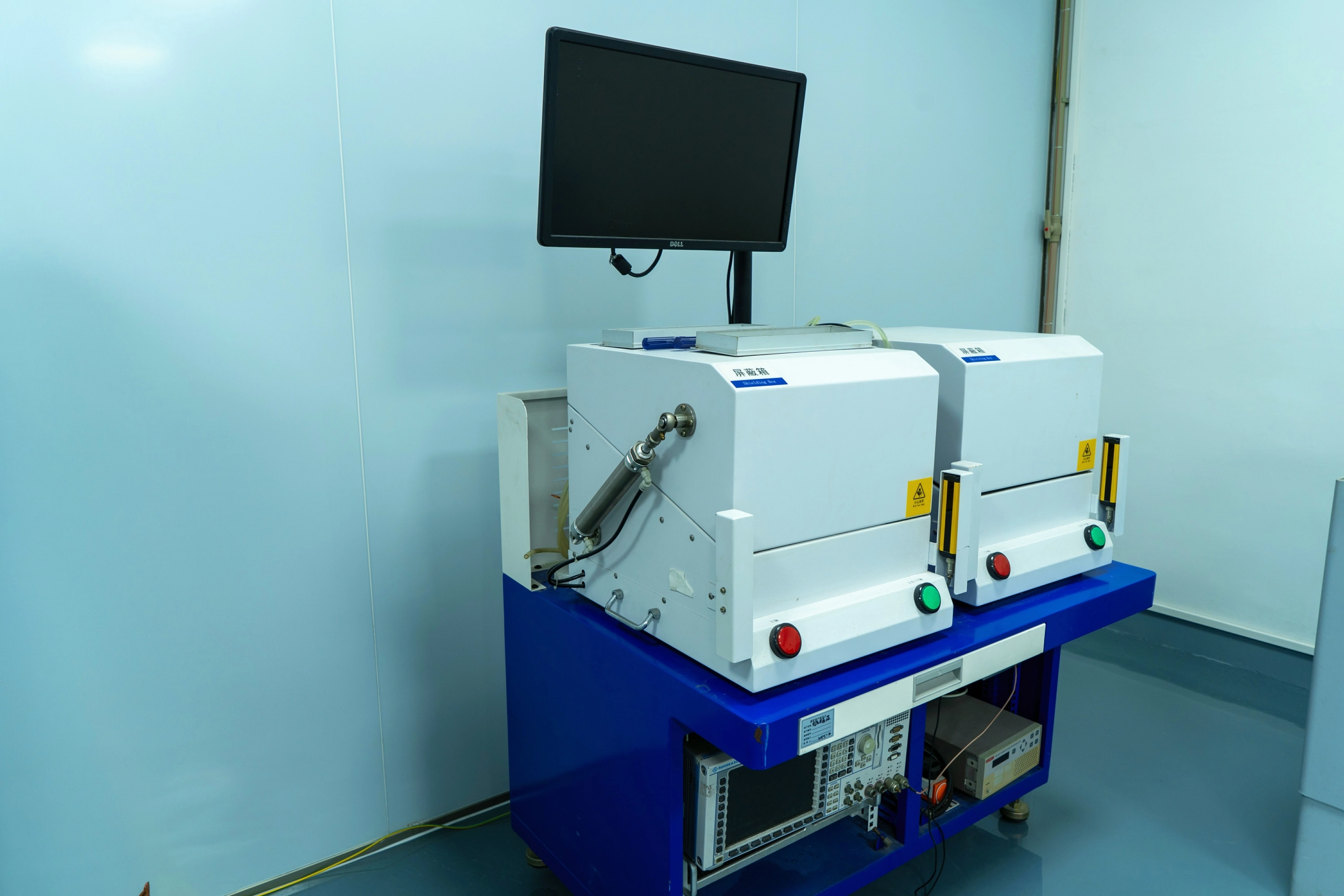 Bluetooth shielding tester for wireless module performance verification in printed circuit board assembly