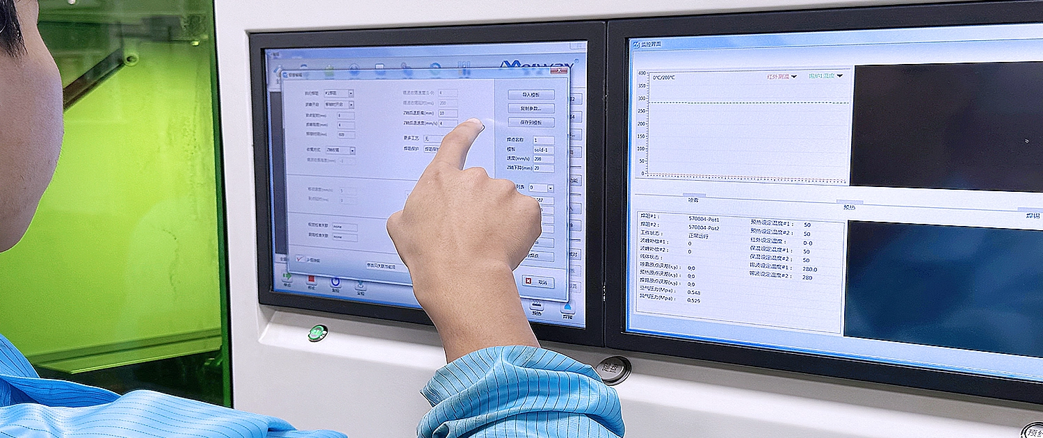 Technicians are performing mechanical operations on the OEM/ODM solution customization