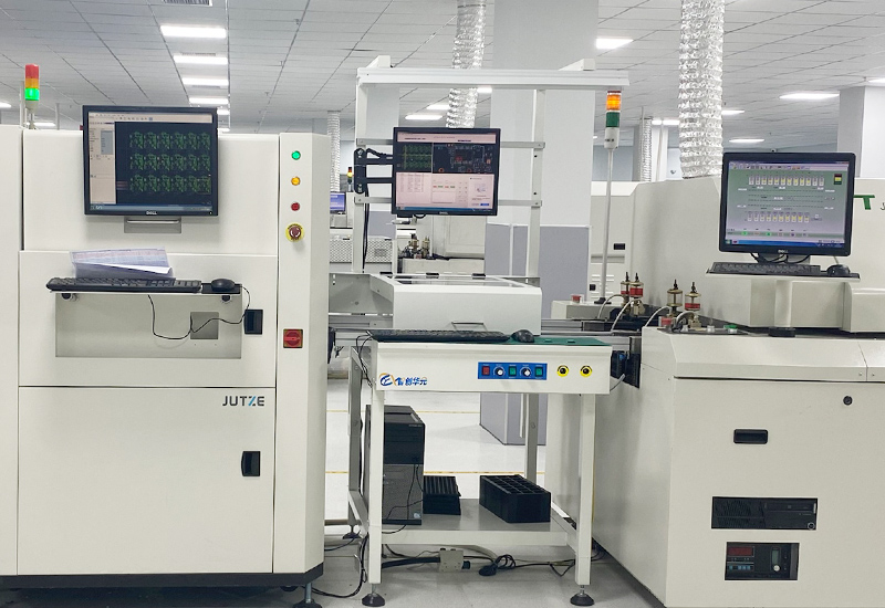 AOI inspection equipment working status