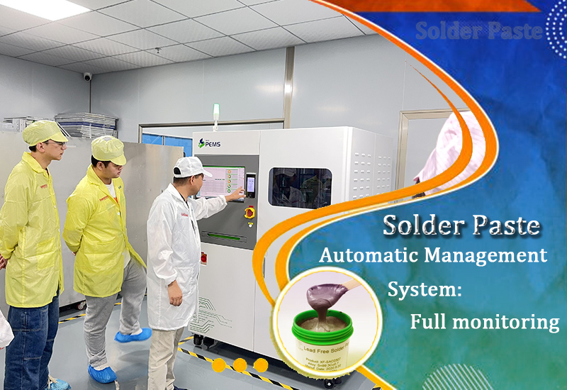 Solder Paste Automatic Management System with MES