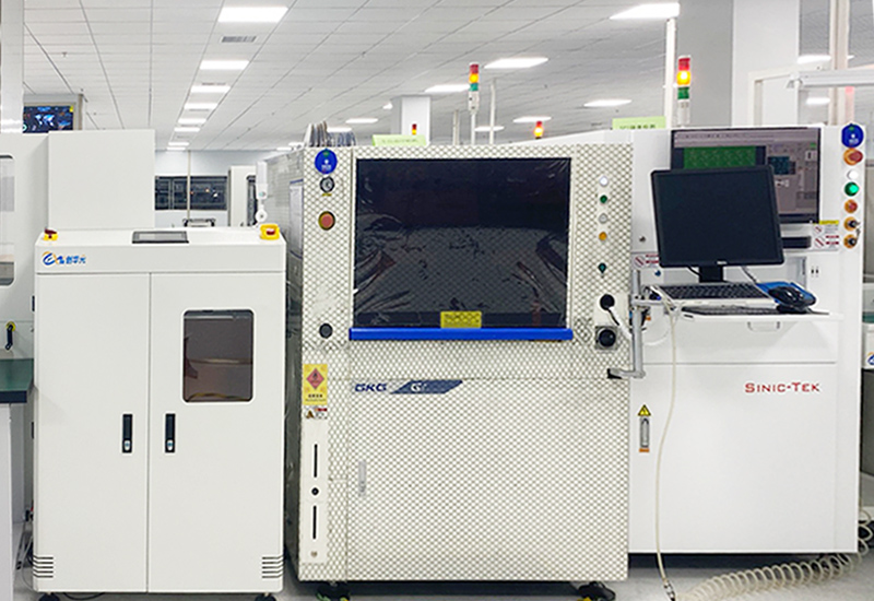 fully automatic printing machine and spi solder paste inspection system