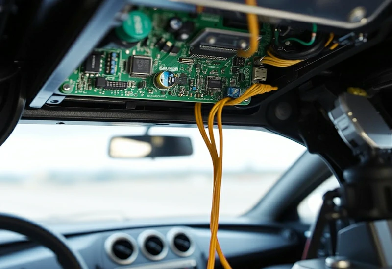 High Tg FR-4 circuit board material for automotive control panels