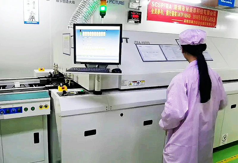 nitrogen reflow soldering completes the soldering of BGA
