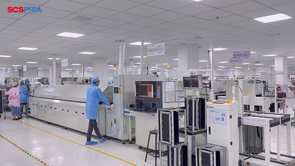 SCSPCBA advanced SMT line for electronic board assembly