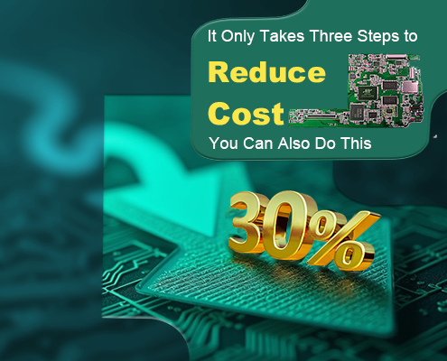 it only takes three steps to reduce pcba cost by 30%