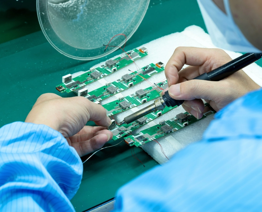 Custom wiring harness installation during box build assembly for industrial electronics