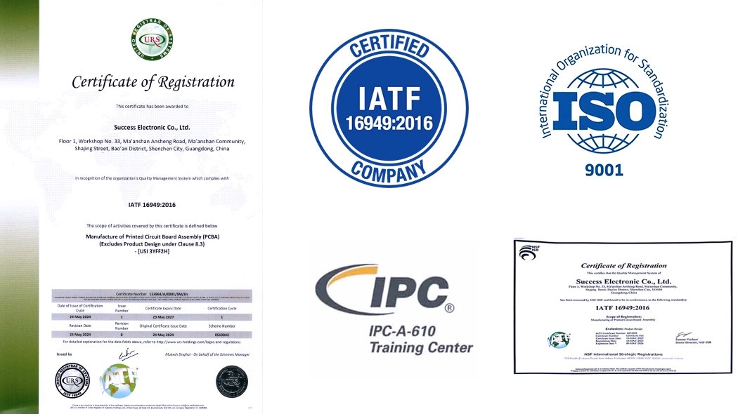 Certification of printed circuit boards developed specifically for automotive applications