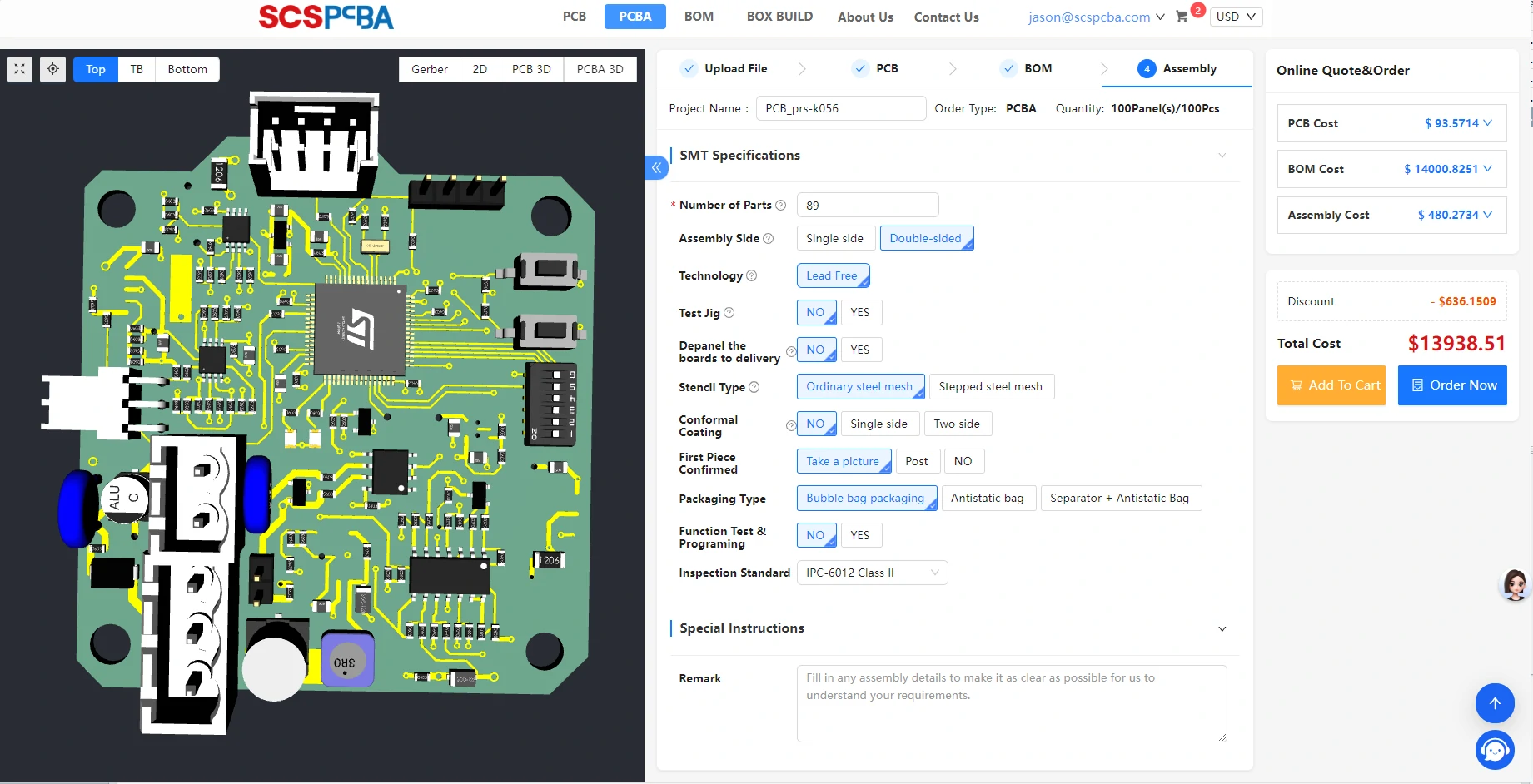 medical electronics pcb assembly quote