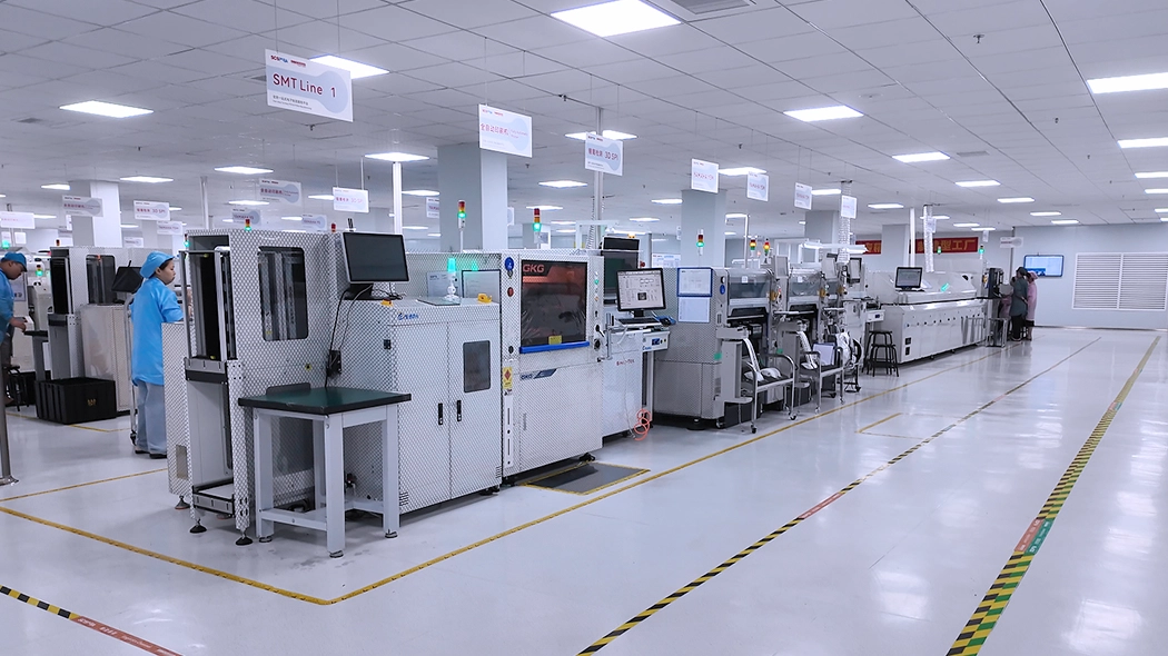 Automotive printed circuit assembly lines are equipped with fully automated SMT and DIP assembly systems