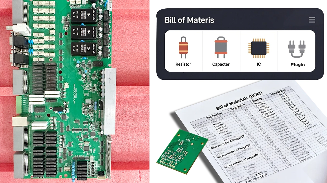 Provide PCBA manufacturers with a Bill of Materials (BOM) so they can printed circuit board production