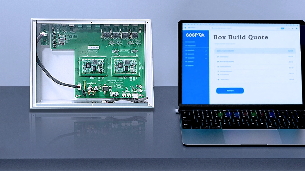 The box build assembly quote is based on actual manufacturing and integration data