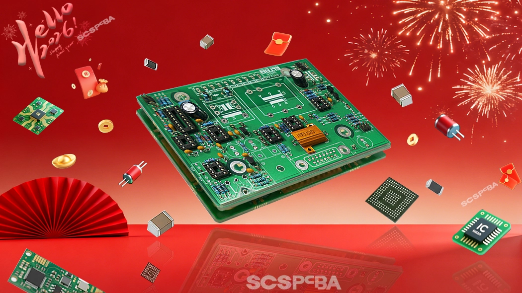 SCSPCBA printed circuit board manufacturing with Chinese New Year