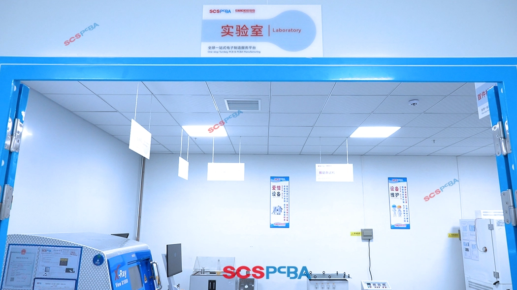 SCSPCBA has established a dedicated testing laboratory for pcb fabrication and assembly